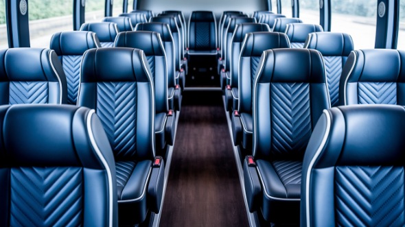 naperville 18 passenger minibus inside