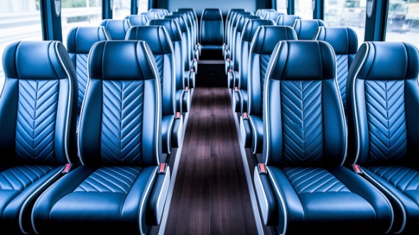 naperville 25 passenger minibus inside
