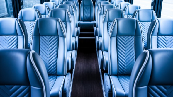 naperville 28 passenger minibus inside