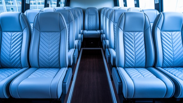 naperville 28 passenger minibus interior