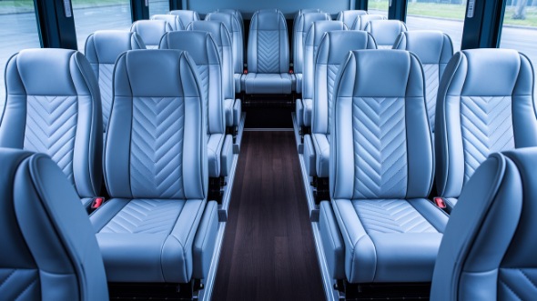 naperville 35 passenger minibus interior