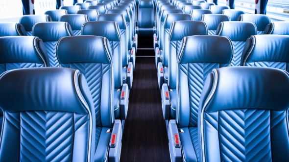 naperville 50 passenger charter bus interior