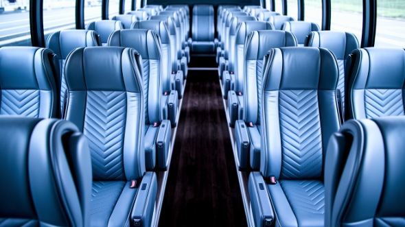 naperville 54 passenger charter bus interior