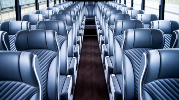 naperville 55 passenger charter bus interior